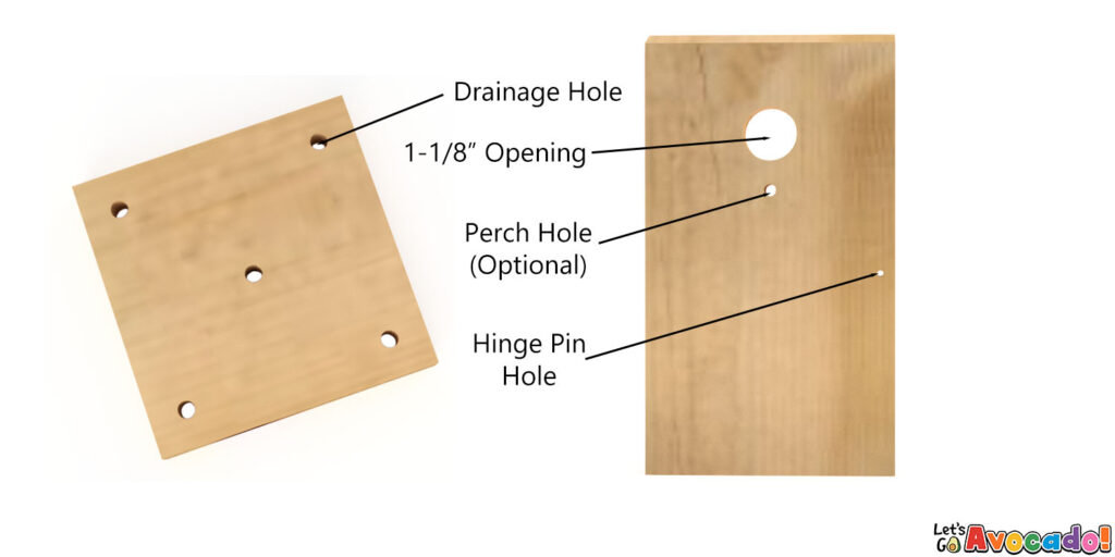 How to make a birdhouse with a camera for chickadees