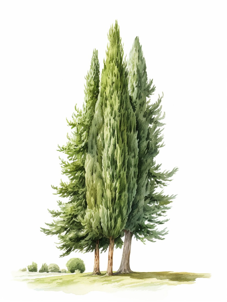 Italian Cypress - coniferous tree