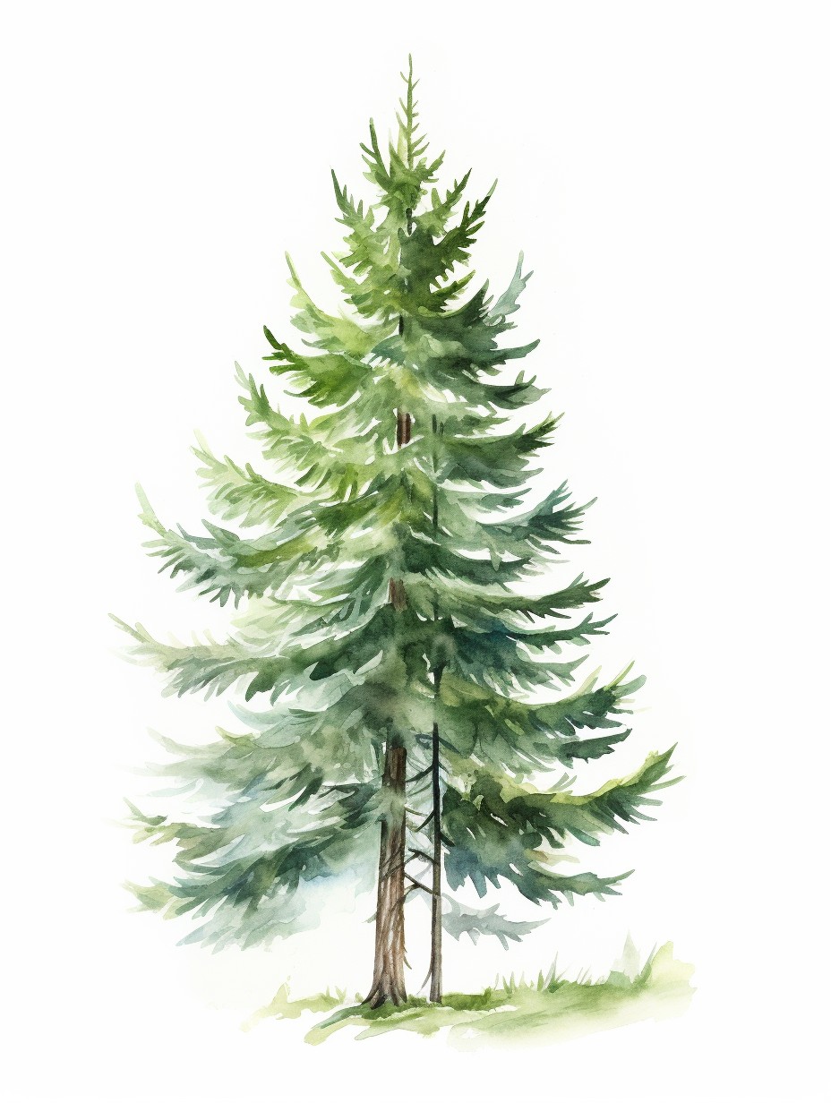 white spruce - coniferous tree