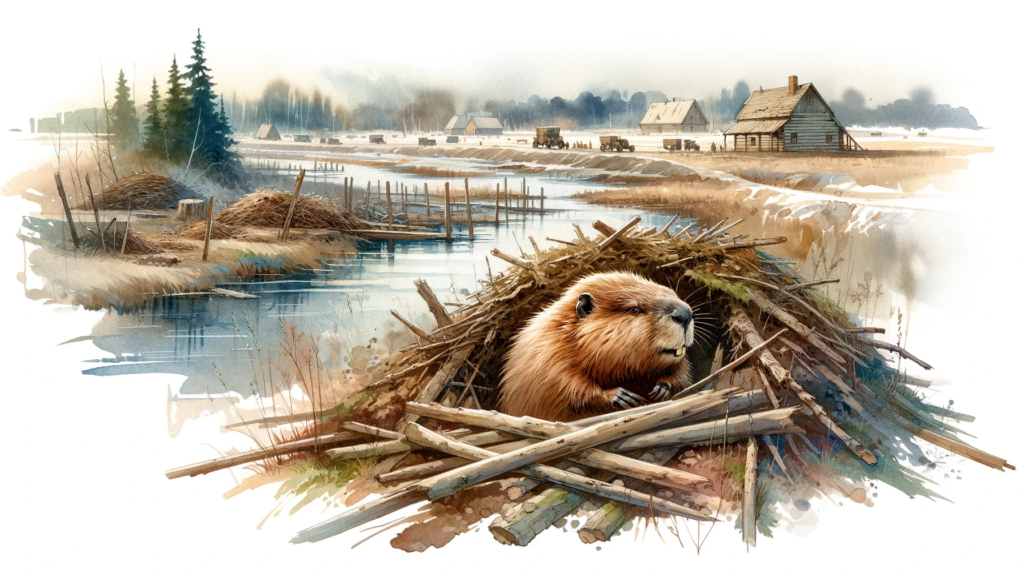 beaver winter survival human impact