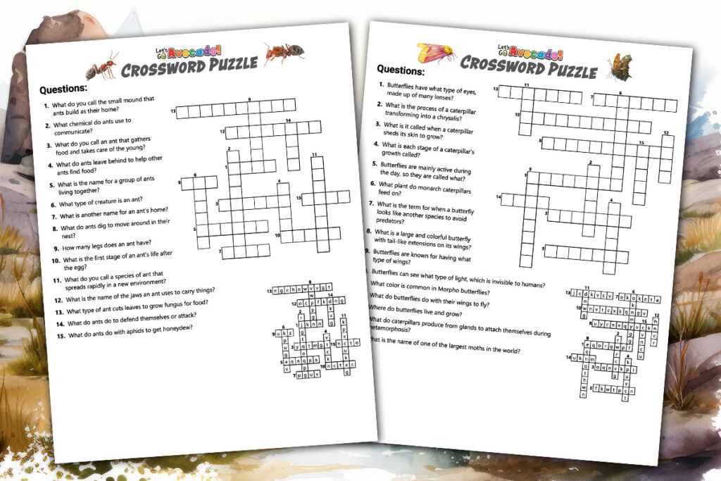 homeschool printables crossword creator